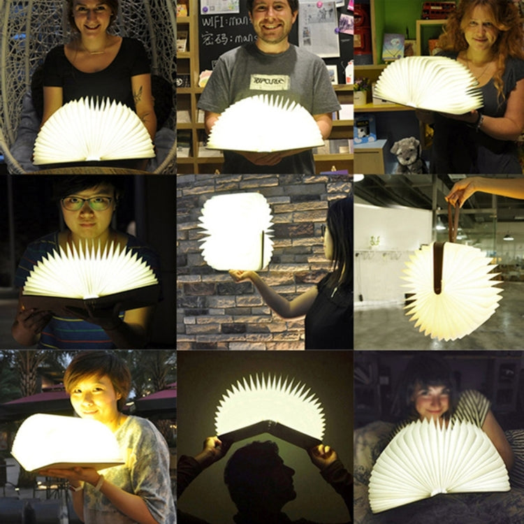 Creative LED Flip Origami Book Lamp Nightlights, Warm White Light + White Light, FS-LED01 500 lumens by buy2fix