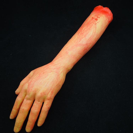52cm Halloween Horror Props April Fool Day Party Prop Body Parts Decoration Long Bloody Hand by buy2fix