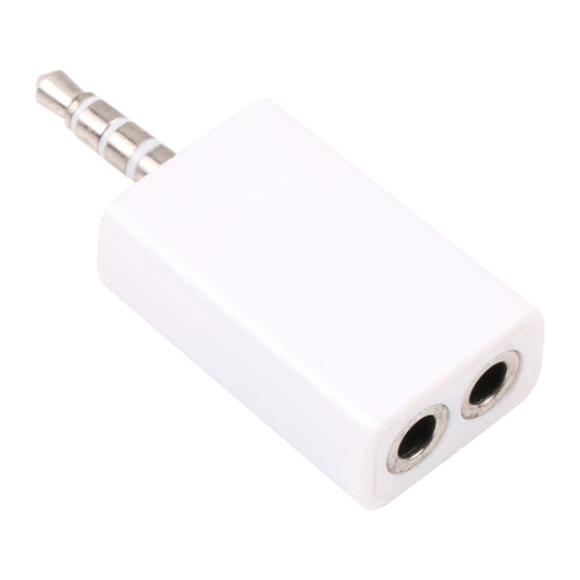 3.5mm Headphone Splitter Adapter, Compatible with Phones, Tablets, Headphones, MP3 Player, Car/Home Stereo & More(White) by buy2fix