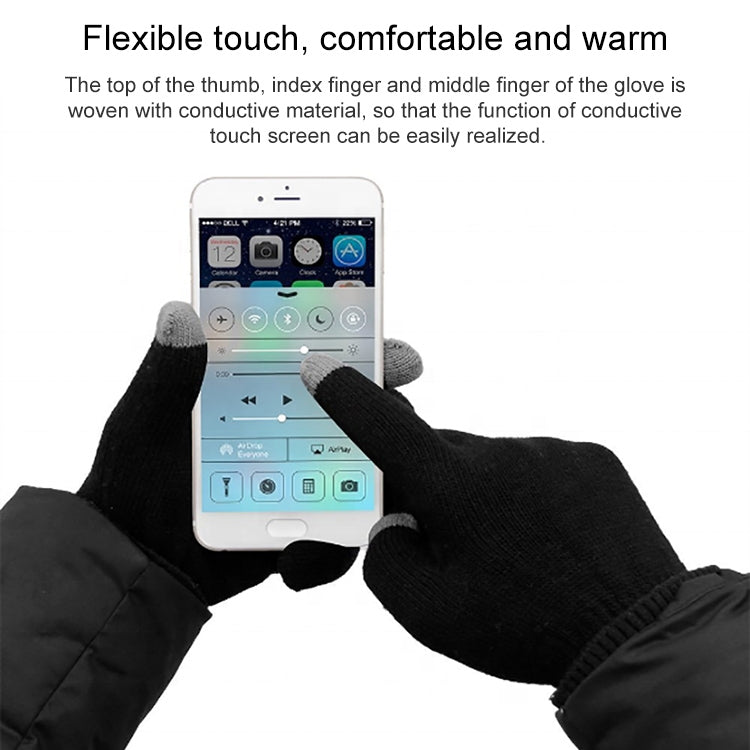 Dot Gloves of Touch Screen, For iPhone, Galaxy, Huawei, Xiaomi, HTC, Sony, LG and other Touch Screen Devices(Black) - Touch Gloves by buy2fix | Online Shopping UK | buy2fix