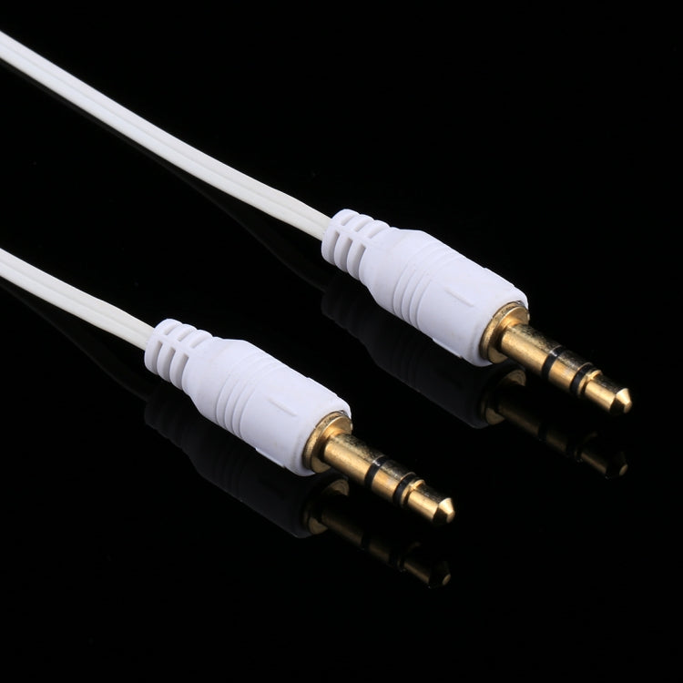 Aux Audio Cable 3.5mm Male to Male Retractable Cord, Compatible with Phones, Tablets, Headphones, MP3 Player, Car/Home Stereo & More, Length: 11cm to 80cm(White) - Cable & Splitter by buy2fix | Online Shopping UK | buy2fix