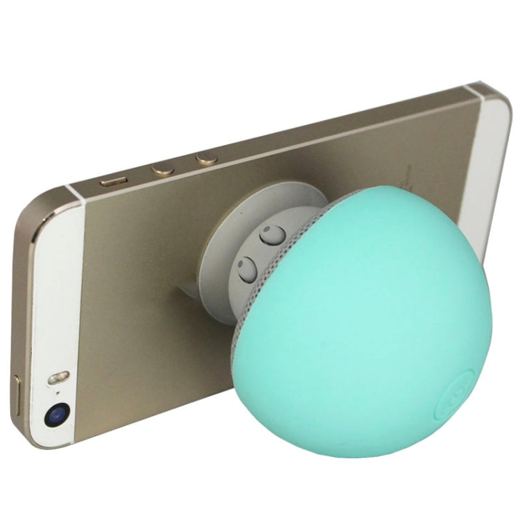 Mushroom Shape Bluetooth Speaker with Suction Holder(Green) - Desktop Speaker by buy2fix | Online Shopping UK | buy2fix