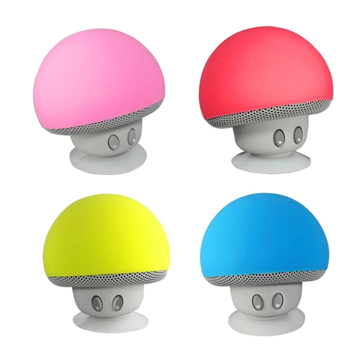 Mushroom Shape Bluetooth Speaker with Suction Holder(Pink) - Desktop Speaker by buy2fix | Online Shopping UK | buy2fix