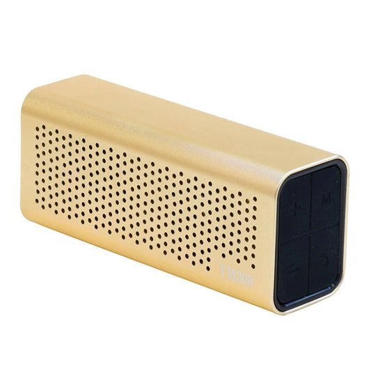 YM-308 Portable Rechargeable NFC Bluetooth Speaker, Support TF Card(Gold) - Desktop Speaker by buy2fix | Online Shopping UK | buy2fix