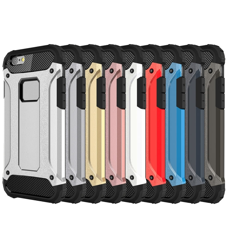 For iPhone 6 & 6s Tough Armor TPU + PC Combination Case(Grey) by buy2fix