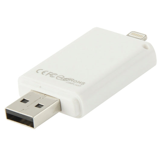 32GB i-Flash Driver HD U Disk USB Drive Memory Stick for iPhone / iPad / iPod touch(White) by buy2fix