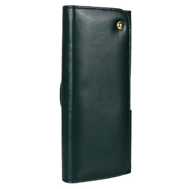 Crazy Horse Texture Horizontal Style Leather Waist Bag for iPhone 6 Plus & 6S Plus / Galaxy Note 4 / Note 3 / Note 2 / A5 & A3(Green) - More iPhone Cases by buy2fix | Online Shopping UK | buy2fix
