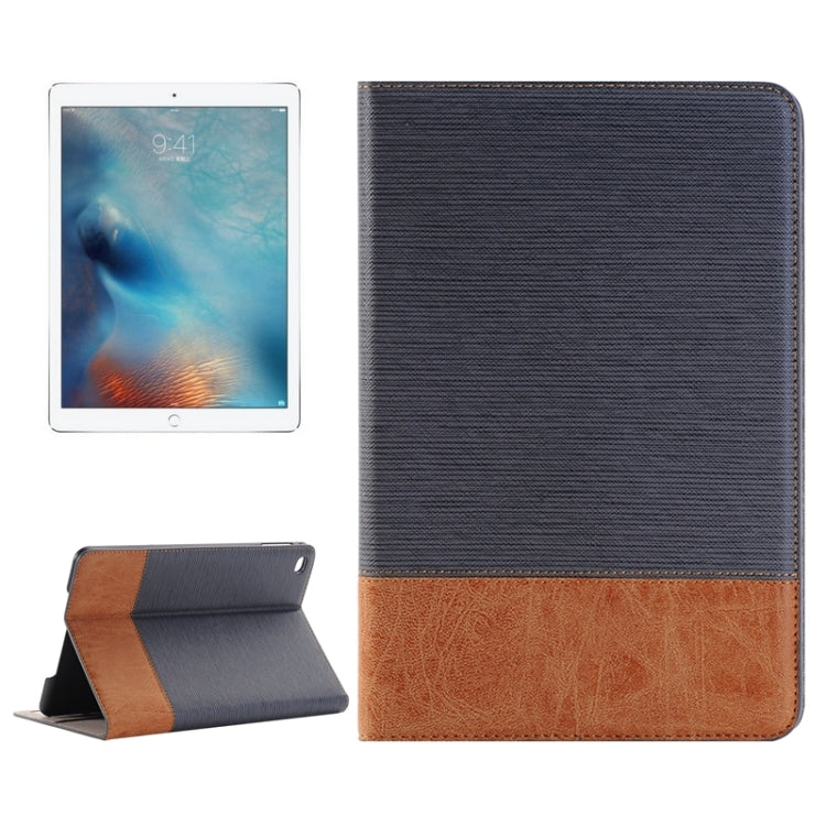 Cross & Sheepskin Texture Horizontal Flip Leather Case with Holder & Card Slots & Wallet for iPad Pro 12.9 inch(Grey) - More iPad Cases by buy2fix | Online Shopping UK | buy2fix