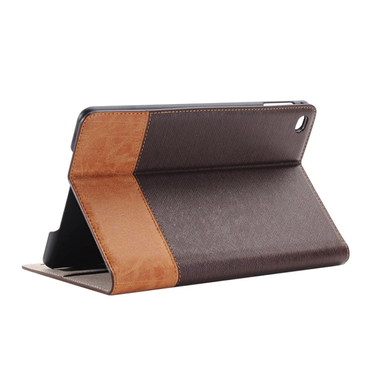 Cross & Sheepskin Texture Horizontal Flip Leather Case with Holder & Card Slots & Wallet for iPad Pro 12.9 inch(Brown) - More iPad Cases by buy2fix | Online Shopping UK | buy2fix