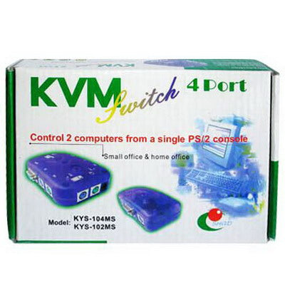 4-PORT KVM Switch by buy2fix