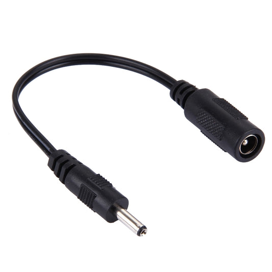5.5 x 2.1mm DC Female to 3.5 x 1.35mm DC Male Power Connector Cable for Laptop Adapter, Length: 15cm(Black) - Universal Power Adapter by buy2fix | Online Shopping UK | buy2fix