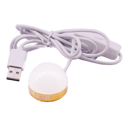 2W Dimmable USB LED Light Bulb with Magnetic, USB-2W-W 5V 140-150Lumens 6 LED by buy2fix