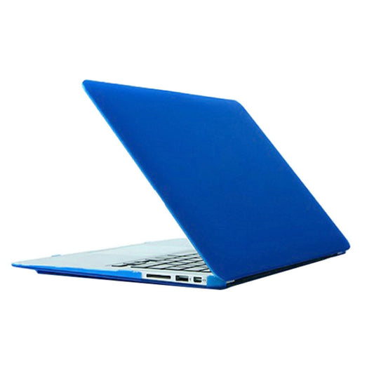 For Macbook Air 11.6 inch Frosted Hard Plastic Protection Case(Blue) by buy2fix