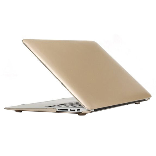 For Macbook Air 11.6 inch Frosted Hard Plastic Protection Case(Gold) by buy2fix
