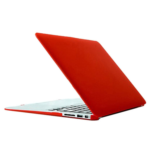 For Macbook Air 11.6 inch Frosted Hard Plastic Protection Case(Red) by buy2fix