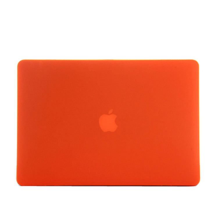 Frosted Hard Protective Case for Macbook Pro Retina 15.4 inch A1398(Orange) - MacBook Pro Cases by buy2fix | Online Shopping UK | buy2fix
