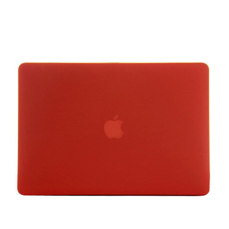 Frosted Hard Protective Case for Macbook Pro Retina 15.4 inch A1398(Red) - MacBook Pro Cases by buy2fix | Online Shopping UK | buy2fix
