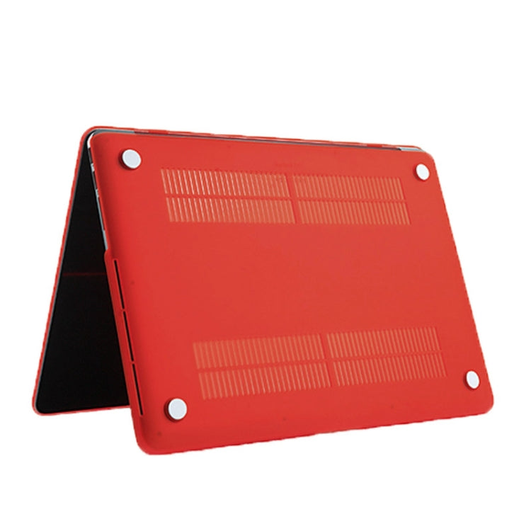 Frosted Hard Protective Case for Macbook Pro Retina 15.4 inch A1398(Red) - MacBook Pro Cases by buy2fix | Online Shopping UK | buy2fix