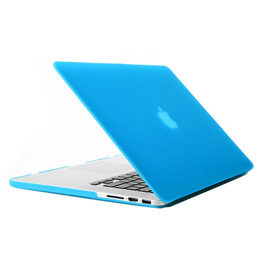 Frosted Hard Protective Case for Macbook Pro Retina 15.4 inch A1398(Baby Blue) by buy2fix