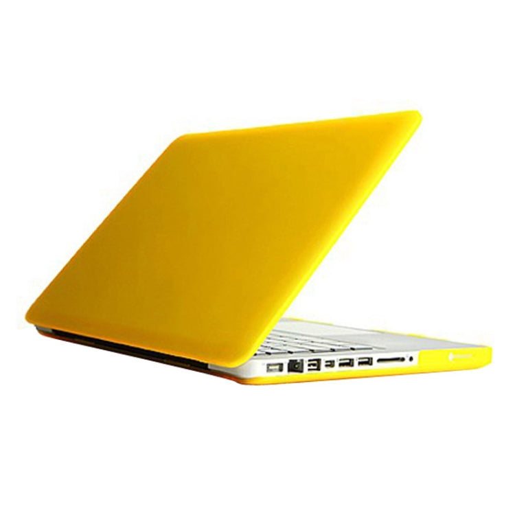 Frosted Hard Protective Case for Macbook Pro 15.4 inch (A1286)(Yellow) - MacBook Pro Cases by buy2fix | Online Shopping UK | buy2fix