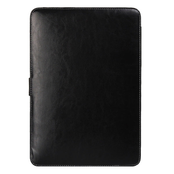 Notebook Leather Case with Snap Fastener for 13.3 inch MacBook Pro Retina(Black) - MacBook Pro Cases by buy2fix | Online Shopping UK | buy2fix