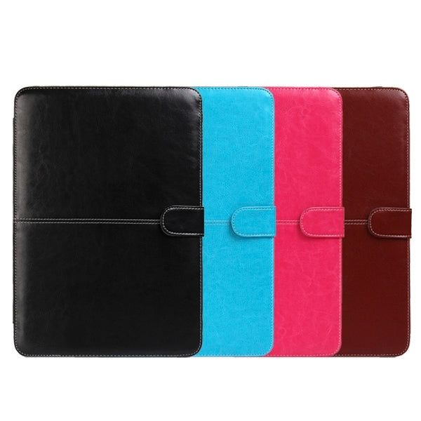 Notebook Leather Case with Snap Fastener for 13.3 inch MacBook Pro Retina(Black) - MacBook Pro Cases by buy2fix | Online Shopping UK | buy2fix
