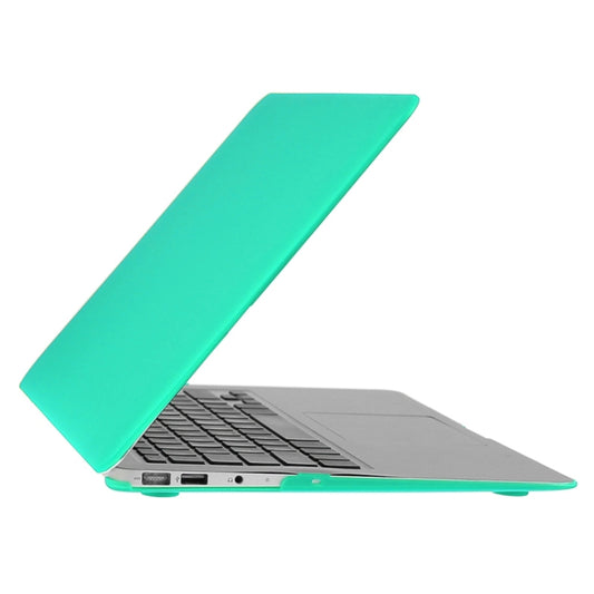 ENKAY for Macbook Air 11.6 inch (US Version) / A1370 / A1465 Hat-Prince 3 in 1 Frosted Hard Shell Plastic Protective Case with Keyboard Guard & Port Dust Plug(Green) by ENKAY