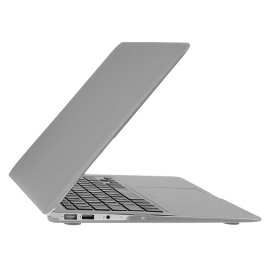 ENKAY for Macbook Air 13.3 inch (US Version) / A1369 / A1466 Hat-Prince 3 in 1 Frosted Hard Shell Plastic Protective Case with Keyboard Guard & Port Dust Plug(Silver) by ENKAY