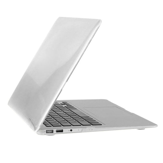 ENKAY for Macbook Air 11.6 inch (US Version) / A1370 / A1465 Hat-Prince 3 in 1 Crystal Hard Shell Plastic Protective Case with Keyboard Guard & Port Dust Plug(White) by ENKAY