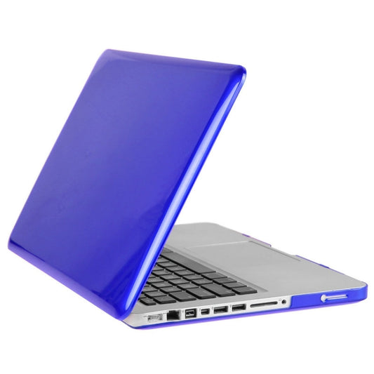 ENKAY for Macbook Pro 13.3 inch (US Version) / A1278 Hat-Prince 3 in 1 Crystal Hard Shell Plastic Protective Case with Keyboard Guard & Port Dust Plug(Dark Blue) by ENKAY