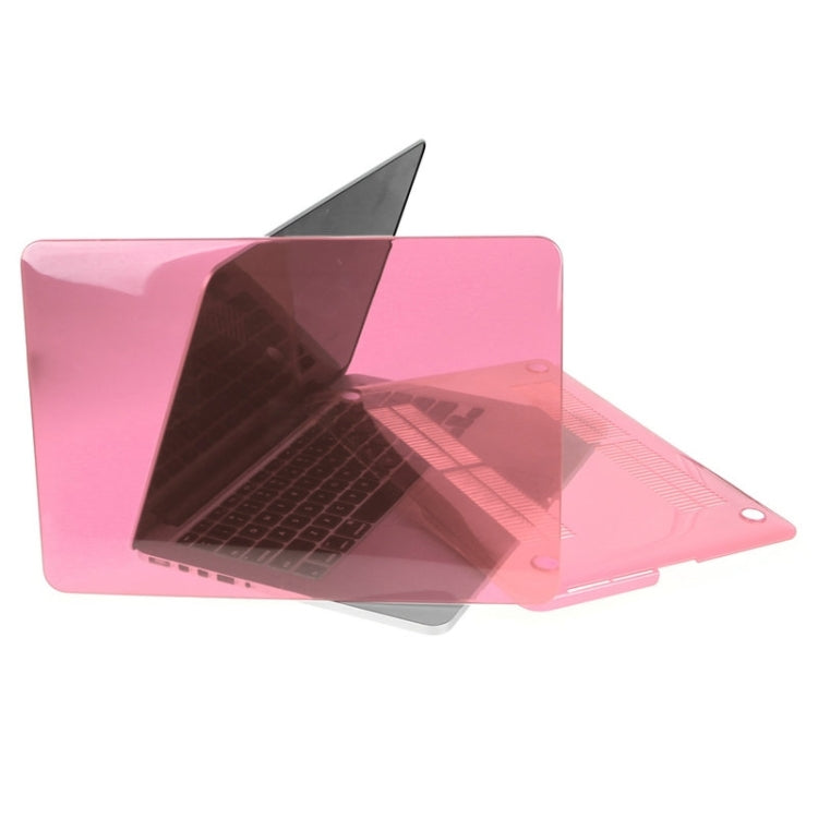 ENKAY for Macbook Pro Retina 13.3 inch (US Version) / A1425 / A1502 Hat-Prince 3 in 1 Crystal Hard Shell Plastic Protective Case with Keyboard Guard & Port Dust Plug(Pink) - MacBook Pro Cases by ENKAY | Online Shopping UK | buy2fix