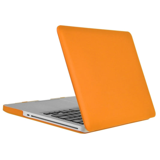 ENKAY for Macbook Pro 13.3 inch (US Version) / A1278 Hat-Prince 3 in 1 Frosted Hard Shell Plastic Protective Case with Keyboard Guard & Port Dust Plug(Orange) by ENKAY