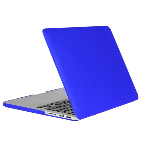 ENKAY for Macbook Pro Retina 13.3 inch (US Version) / A1425 / A1502 Hat-Prince 3 in 1 Frosted Hard Shell Plastic Protective Case with Keyboard Guard & Port Dust Plug(Dark Blue) by ENKAY