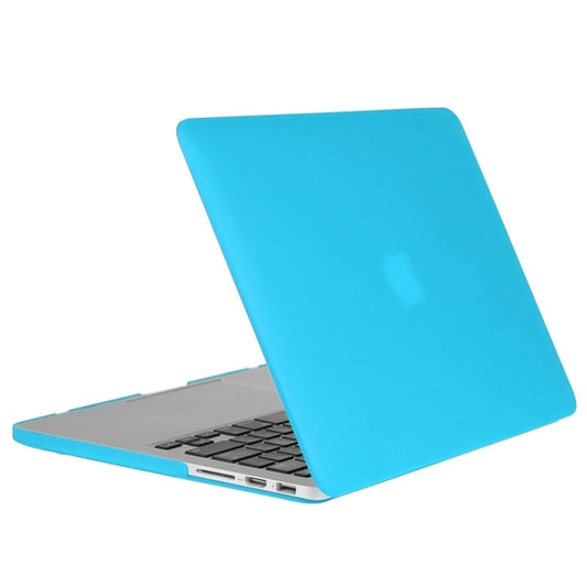ENKAY for Macbook Pro Retina 15.4 inch (US Version) / A1398 Hat-Prince 3 in 1 Frosted Hard Shell Plastic Protective Case with Keyboard Guard & Port Dust Plug(Blue) by ENKAY