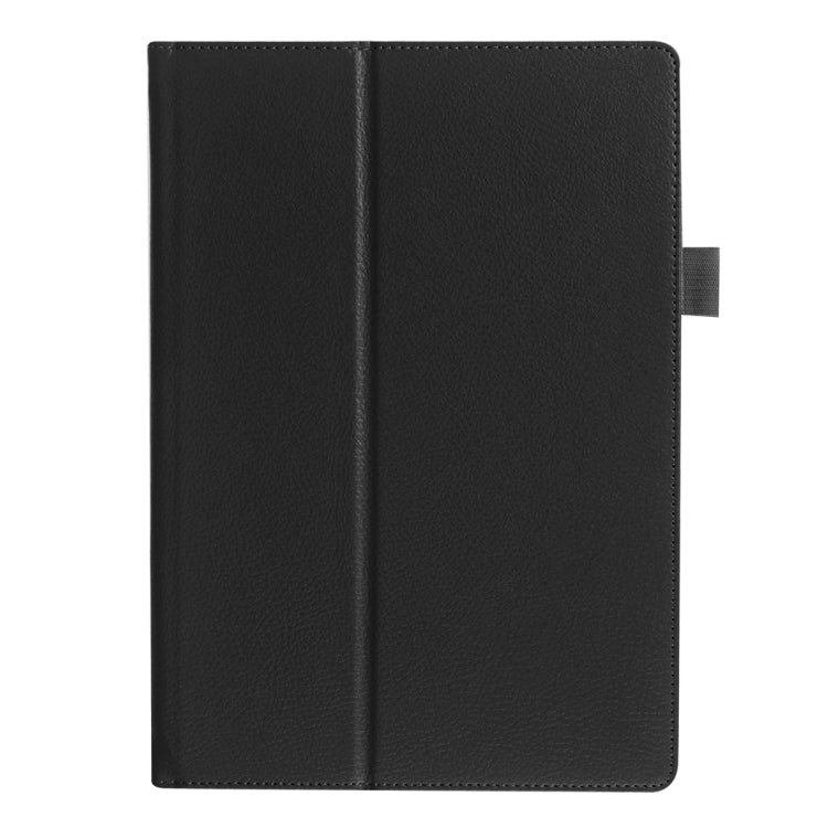 Litchi Texture Horizontal Flip Solid Color Leather Case with Holder for Lenovo TAB 2 A10-30 X30F & TAB 2 A10-70F, 10.1 inch(Black) - Lenovo by buy2fix | Online Shopping UK | buy2fix