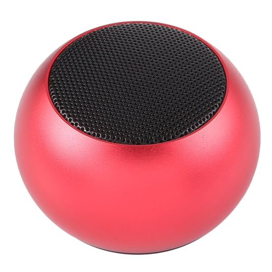 Mini Metal Wireless Bluetooth Speaker, Hands-free, LED Indicator(Red) - Desktop Speaker by buy2fix | Online Shopping UK | buy2fix