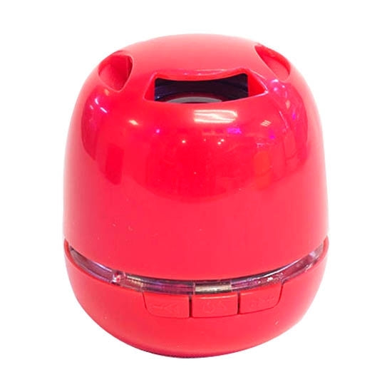 T6 Egg Style Mini Portable LED Light Bluetooth Stereo Speaker, Support TF Card / Handfree Function, For iPhone, Galaxy, Sony, Lenovo, HTC, Huawei, Google, LG, Xiaomi, other Smartphones and all Bluetooth Devices(Red) - Desktop Speaker by buy2fix | Online Shopping UK | buy2fix