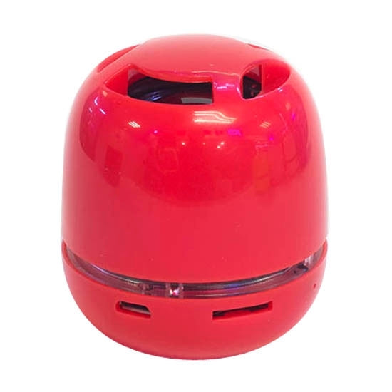 T6 Egg Style Mini Portable LED Light Bluetooth Stereo Speaker, Support TF Card / Handfree Function, For iPhone, Galaxy, Sony, Lenovo, HTC, Huawei, Google, LG, Xiaomi, other Smartphones and all Bluetooth Devices(Red) - Desktop Speaker by buy2fix | Online Shopping UK | buy2fix