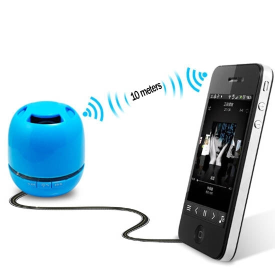 T6 Egg Style Mini Portable LED Light Bluetooth Stereo Speaker, Support TF Card / Handfree Function, For iPhone, Galaxy, Sony, Lenovo, HTC, Huawei, Google, LG, Xiaomi, other Smartphones and all Bluetooth Devices(Red) - Desktop Speaker by buy2fix | Online Shopping UK | buy2fix