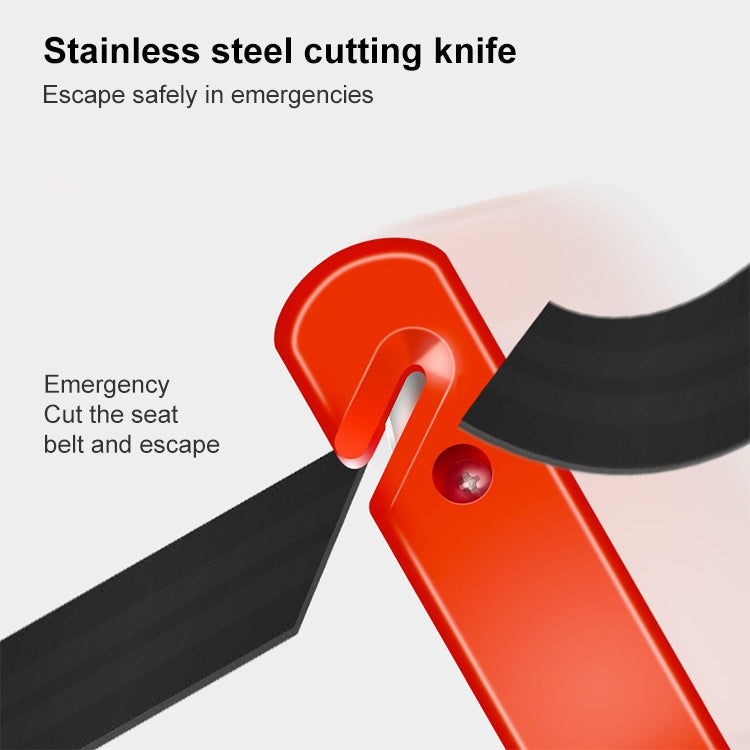 Portable Multi Function Auto Emergency Hammer Escape Tool Life Hammer(Red) - Emergency Hammer by buy2fix | Online Shopping UK | buy2fix