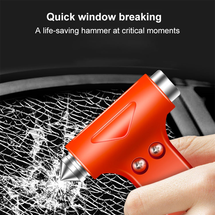 Portable Multi Function Auto Emergency Hammer Escape Tool Life Hammer(Red) - Emergency Hammer by buy2fix | Online Shopping UK | buy2fix