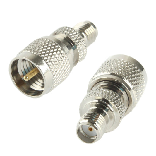 Coaxial SMA Female to Mini UHF Male Adapter(Silver) by buy2fix