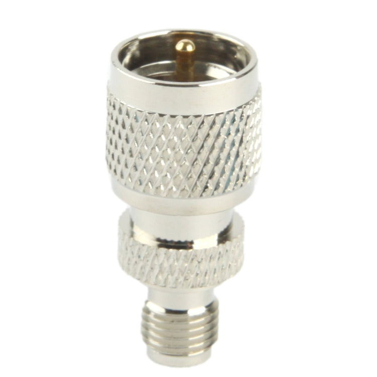 Coaxial SMA Female to Mini UHF Male Adapter(Silver) by buy2fix