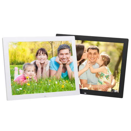 15 inch HD LED Screen Digital Photo Frame with Holder & Remote Control, Allwinner, Alarm Clock / MP3 / MP4 / Movie Player(White) by buy2fix