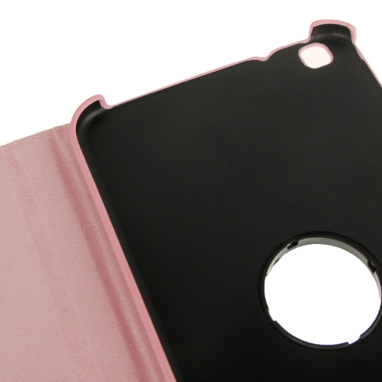 360 Degree Rotation Litchi Texture Leather Case with Holder for Galaxy Tab 3 (8.0) / T3110 / T3100 / T315(Pink) - Other Galaxy Tab PC by buy2fix | Online Shopping UK | buy2fix