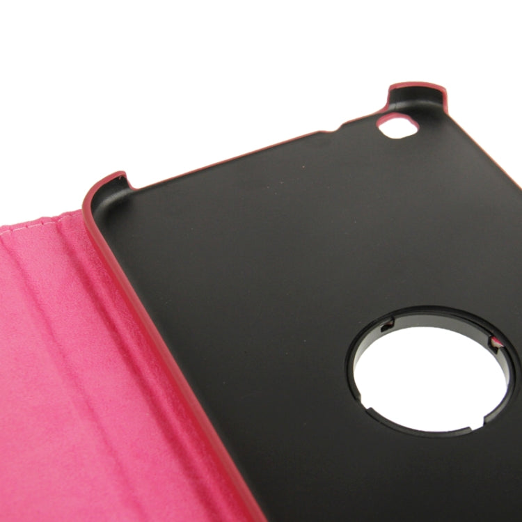 360 Degree Rotation Litchi Texture Leather Case with Holder for Galaxy Tab 3 (8.0) / T3110 / T3100 / T315(Magenta) - Other Galaxy Tab PC by buy2fix | Online Shopping UK | buy2fix