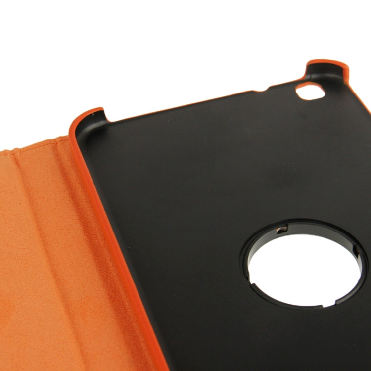 360 Degree Rotation Litchi Texture Leather Case with Holder for Galaxy Tab 3 (8.0) / T3110 / T3100 / T315(Orange) - Other Galaxy Tab PC by buy2fix | Online Shopping UK | buy2fix