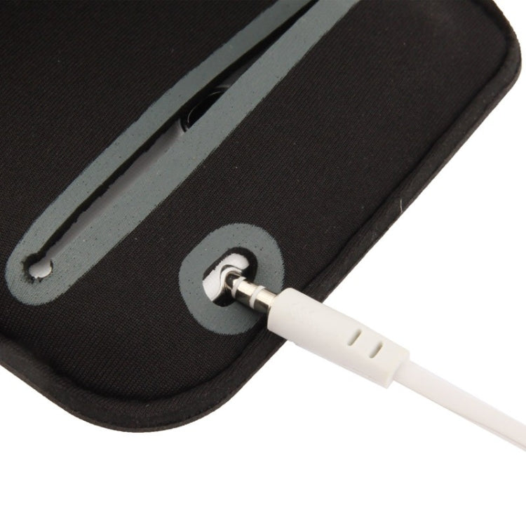 PU Sports Armband Case with Earphone Hole for Galaxy Mega 6.3 / i9200, Below 6.3 inch Phones(White) - Other by buy2fix | Online Shopping UK | buy2fix