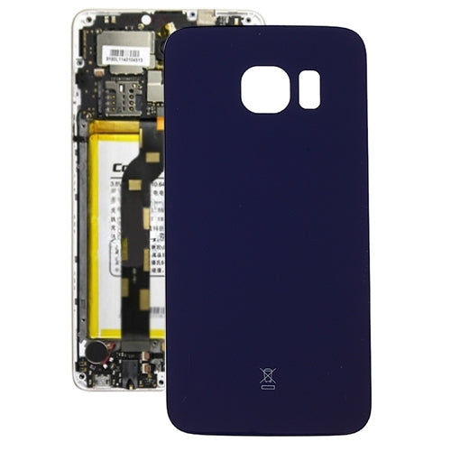 For Galaxy S6 Edge / G925 Original Battery Back Cover (Dark Blue) - Back Cover by buy2fix | Online Shopping UK | buy2fix