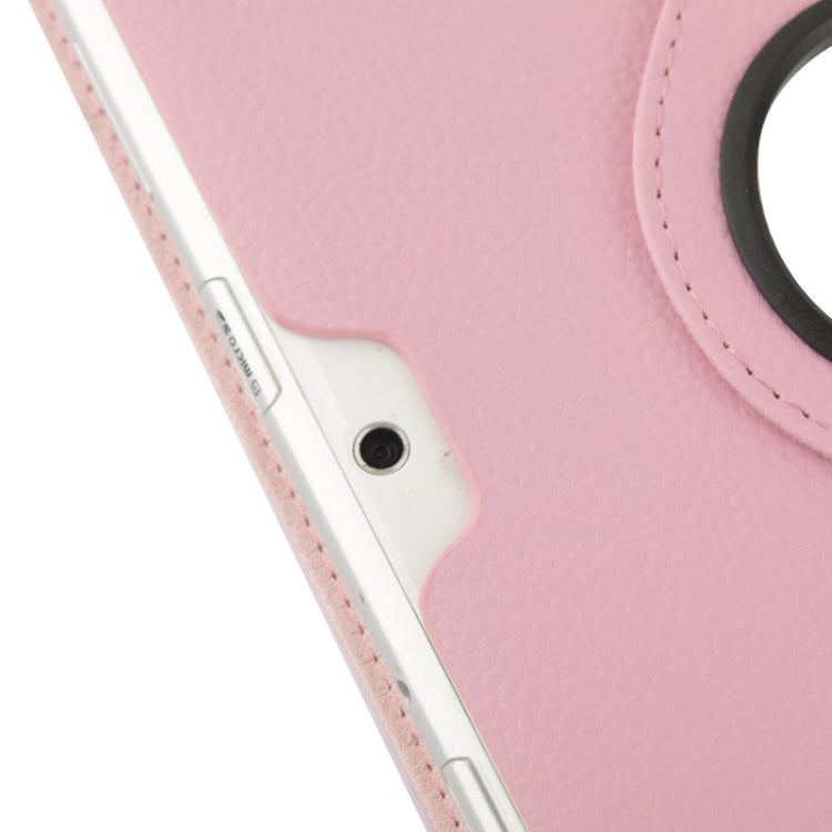 360 Degree Rotatable Litchi Texture Leather Case with Holder for Galaxy Tab 2 (10.1) / P5100(Pink) - Other Galaxy Tab PC by buy2fix | Online Shopping UK | buy2fix
